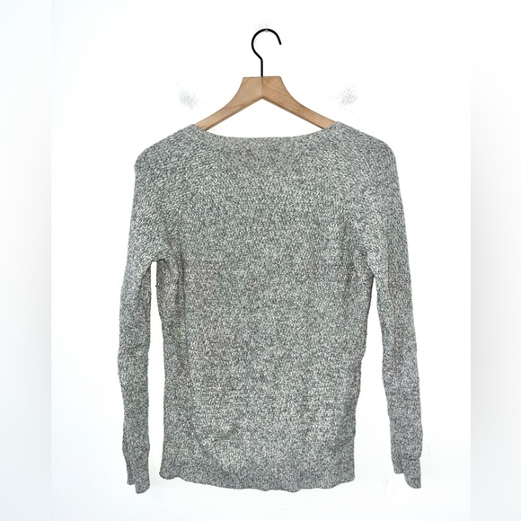 MADEWELL Leaf Stitch Gray Lightweight Crewneck Sweater Style 03421 Women's Small - Picture 6 of 7
